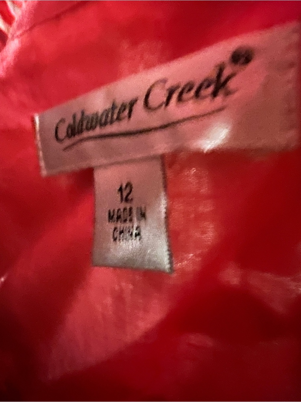 Coldwater Creek Coral Pink floral lace Dress size 12 - Picture 5 of 5